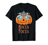 Hocus Focus Optometry Halloween Optometrist Eye Doctor Funny T-Shirt