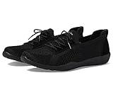 Skechers Women's Newbury St-Casually Sneaker, Black, 9.5