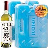 Kona Blue Ice Large Ice Packs for Coolers - Long Lasting Design - Refreezable Reusable Cooler Ice Pack (2)