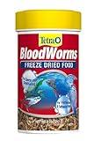 Tetra BloodWorms 0.25 Oz, Freeze-Dried Food for Freshwater and Saltwater Fish, Seafood (Pack of 1)