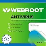 Webroot Antivirus Software 2024 | 3 Device | 1 Month Subscription for PC/Mac + Auto Renewal