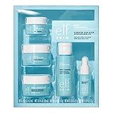 e.l.f. SKIN Hydrated Ever After Skincare Mini Kit, Cleanser, Makeup Remover, Moisturiser & Eye Cream For Hydrating Skin, Airplane-Friendly Sizes