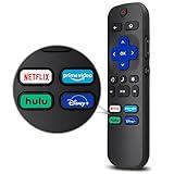 Replacement Remote Control Only for All Roku TV, Compatible for TCL Roku/Hisense Roku/Onn Roku Series Smart TVs (Not for Roku Stick and Box)