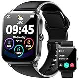 Smart Watch, 1.85"HD Smartwatches for Men Women, (Answer/Make Calls), Fitness Tracker with 100+ Sport Modes, IP68 Waterproof Fitness Watch, Heart Rate/Sleep Monitor, SpO2, Smartwatch for Android iOS