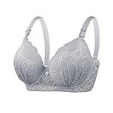 Sexy Bras for Women 2024 Comfortable Convenient Daily Bras No Underwire Soft Solid Bras Beauty Gathering Underwear Gray