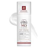 EltaMD UV Daily SPF 40 Face Sunscreen Moisturizer with Zinc Oxide, Daily Moisturizer with SPF, 1.7 oz Pump