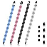 Stylus Pens for Touch Screens,4-Pack Stylus High Sensitivity and Precision Capacitive Stylus for iPhone/iPad/Tablet/Smartphones/Samsung/Galaxy,Compatible with All Touch Screens