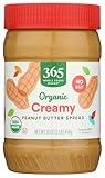 365 by Whole Foods Market, Organic Sweetened Smooth Peanut Butter, 16 Ounce