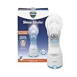 Vicks Sinus Inhaler - Personal Steam Inhaler for Sinus Relief, Allergies, Congestion, Cough & Colds, Facial Steamer and Face Humidifier, Soothes Nasal & Throat Passages, Use with VapoPads (1 Included)