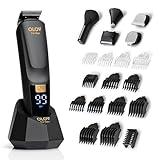 OLOV For Man Beard Trimmer, 21 Piece All-in-One Mens Grooming Kit and Hair Clipper, Nose, Ear,Body and Face, Electric Razor with USB Recharge Dock