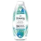 Downy Rinse & Refresh Laundry Odor Remover And Fabric Softener, Cool Cotton, 48 Fl Oz, Safe On All Fabrics