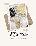 Travel Agent Planner: 2 year planner for Travel Agents to record, keep truck, and easy booking