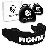 FIGHTR® Premium Mouth Guard - for Excellent Breathing & Easy to fit | Sports Mouth Guard for Boxing, MMA, Football, Lacrosse, Hockey and Other Sports | incl. hygienic Box