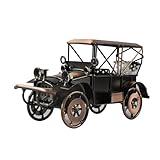 DinQ Metal Antique Vintage Car Model Home Décor Handmade Handcrafted Collections Collectible Vehicle (Bronze)