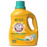 Arm & Hammer Sensitive Skin Plus Fresh Scent, 105 Loads Liquid Laundry Detergent, 105 Fl oz