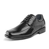 Bruno Marc Men's Black Square Toe Classic Business Dress Shoes Goldman-01-12 M US