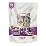 Sentry Calming Chews for Cats, Calming Aid Helps to Manage Stress & Anxiety, With Pheromones That May Help Curb Destructive Behavior & Separation Anxiety, Calming Health Supplement for Cats, 4 oz.