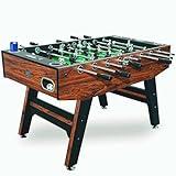 Freetime Fun Foosball Table Adult Size 56" for Game Room, Full Size Easy Assembly Soccer Foosball Table Indoor w/Durable & Stylish Wood Finish with Cup Holders