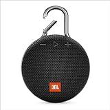 JBL Clip 3, Black - Waterproof, Durable & Portable Bluetooth Speaker - Up to 10 Hours of Play - Includes Noise-Cancelling Speakerphone & Wireless Streaming