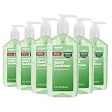 Amazon Basic Care - Aloe Vera Hand Sanitizer 62%, 12 fl oz (Pack of 6)