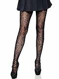 Leg Avenue Women's Net Tights, Black Spiderweb, One Size