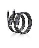 Anker 240W USB C to USB C Cable (2Pack,3ft), USB C Charger Cable Fast Charge for iPhone 15/15Pro/15Plus/15ProMax, MacBook Pro 2020, iPad Pro 2020, iPad Air 4, Samsung Galaxy S23+/S23 Ultra(USB 2.0)