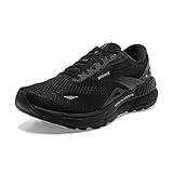 Brooks Men’s Adrenaline GTS 23 Supportive Running Shoe - Black/Black/Ebony - 10 Medium