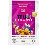 True Organic Annuals and Perennials Flower Food Granular Fertilizer 4lbs - CDFA, OMRI Listed for Organic Gardening NPK 3-5-4