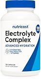 Nutricost Electrolyte Complex (Advanced Hydration with Real Salt®) 120 Capsules - 8 Hydrating Electrolytes & Vitamins, Gluten Free, Non-GMO, Vegetarian