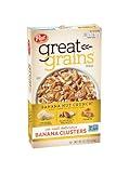 POST GREAT GRAINS BANANA NUT CRUNCH RTE CEREAL BANANA NUT CRUNCH FLAKE AND CLUSTER BOX 15.5 OUNCES 1