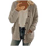 Black of Friday Long Winter Coats for Women Sherpa Lined Jacket Women Women Fleece Jacket Furry Jackets for Women Chaqueta Mujer Winter Clothes for Women Clearance Amazon Black of Friday Deals 2024