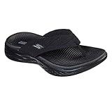 Skechers Women's On-The-go 600 Sunny Flip-Flop, Black, 7