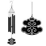 Feng Shui Wind Chimes with Auspicious Clouds,32 Inch Wind Chimes Outdoor Clearance,Wind Chimes for Outside Deep Tone,Sympathy Wind Chimes,Memorial Wind Chimes for Loss of Loved One Prime