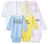 Onesies BrandUnisex Baby6-Pack Long Sleeve Bodysuitsclouds6-9 Months