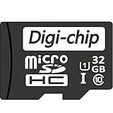 Digi-Chip Extreme Speed 32GB Micro-SD Memory Card UHS-3 Class 10 for Amazon Fire 7, Fire 7 Kids, Amazon Fire HD8, HD8 Kids, Fire HD10, Fire HD 10 Kids Tablet PC