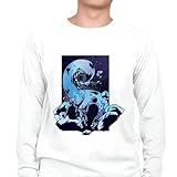 Unique Gift Idea Black Hole Design Digital Artwork Exciting Sci Fi Present for Kids and Teens White Muticolor Unisex Long Sleeve T