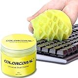 COLORCORAL Cleaning Gel Universal Dust Cleaner for PC Keyboard Cleaning Car Detailing Laptop Dusting Home and Office Electronics Cleaning Kit Computer Dust Remover from 160g