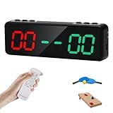 LUCKY TIME Score Keeper Battery Powered Cornhole Scoreboard with Mini Remote Portable digital scoreboard with magnetic for Leisure Sports or Game Room Pickleball Bocce Toss Games