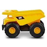 CAT Construction Toys, CAT Dump Truck Toy Construction Vehicle – 10" Plastic Action Vehicle with Articulated Buckets for Indoor & Outdoor Play. Ages 3+