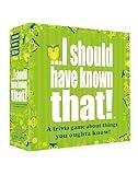 I should have known that! - A Trivia Game About Things You Oughta Know