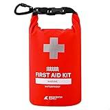 Breakwater Supply™ Waterproof Marine First Aid Kit Boat Safety Tool Kit, 100 Piece AFAK Emergency Supplies in Dry Bag, IFAK Trauma Kit for Kayaking, Jet Ski, Fishing, Surfing, Sailing, Canoeing (Red)