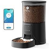 PETULTRA Automatic Cat Feeders WiFi, APP Control Cat Food Dispenser 4L, Timed Auto Pet Feeder Programmable, 10 Meals Per Day, Stainless Steel Bowl, Desiccant Bag