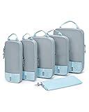 BAGSMART 6-Piece Packing Cube Set - Lightweight Luggage Organizers for Travel, Vacation and Suitcases - Durable Accessories with Compression