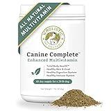 Wholistic Pet Organics Canine Complete Multivitamin for Dogs - 1 Lb - Nutrient-Rich Dog Food Supplements & Vitamins - Dog Supplement Powder for Immune System, Skin, Coat & Overall Health