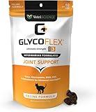 VetriScience GlycoFlex 3 Hip and Joint Support Cat Supplements - Hip and Joint Health Supplement with Glucosamine, MSM, Green Lipped Mussel & DMG - 60 Chews, Chicken Flavor​