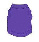 Alroman Dogs Shirts Purple Vest Clothing for Dogs Cats XL Dog Vacation Shirt Male Female Dog Clothing Puppy Summer Clothes Girls Boys Cotton Summer Shirt Small Dog Cat Pet Clothes Vest T-shirt Apparel