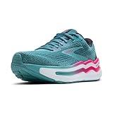 Brooks Women’s Ghost Max 2 Neutral Running & Walking Shoe - Storm Blue/Knockout Pink/Aqua - 10 Medium