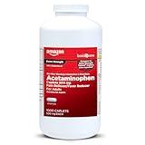 Amazon Basic Care Extra Strength Pain Relief, Acetaminophen Caplets, 500 mg, 1000 Count (Packaging may vary)