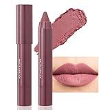 BINGBRUSH Crayon Matte Longwear Lipstick Pack Set,Moisture Smooth Color Stick Ultimate Lip Crayon for Makeup Collection - Waterproof Velvet Lipgloss Lip Stain (07#)