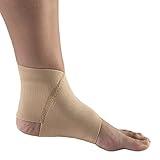 Champion Figure-8 Ankle Support, Light Elastic Compression Brace, Muscle Joint Recovery, Beige, Small